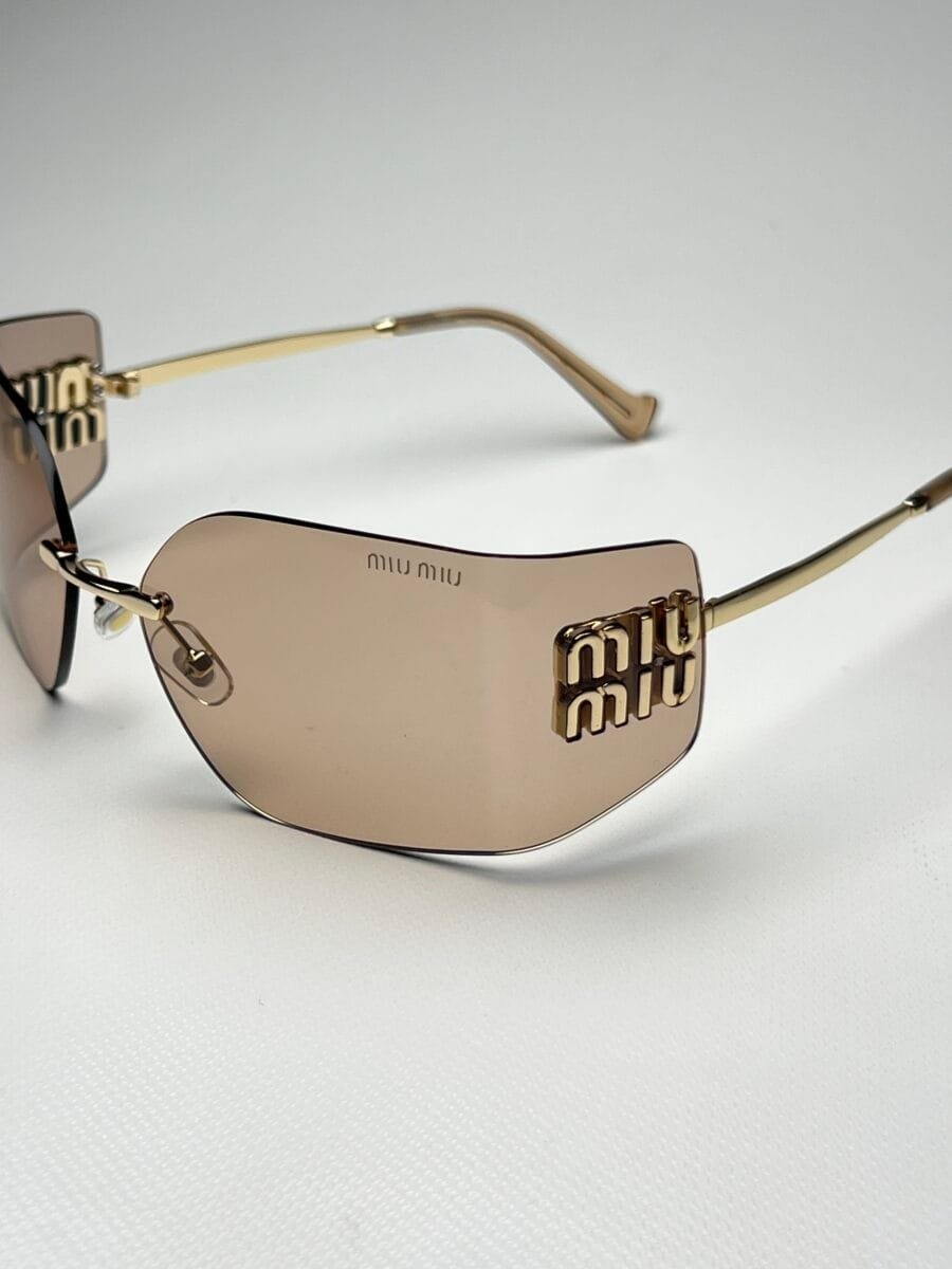 Miu-Miu Visor Dorado - Image 2