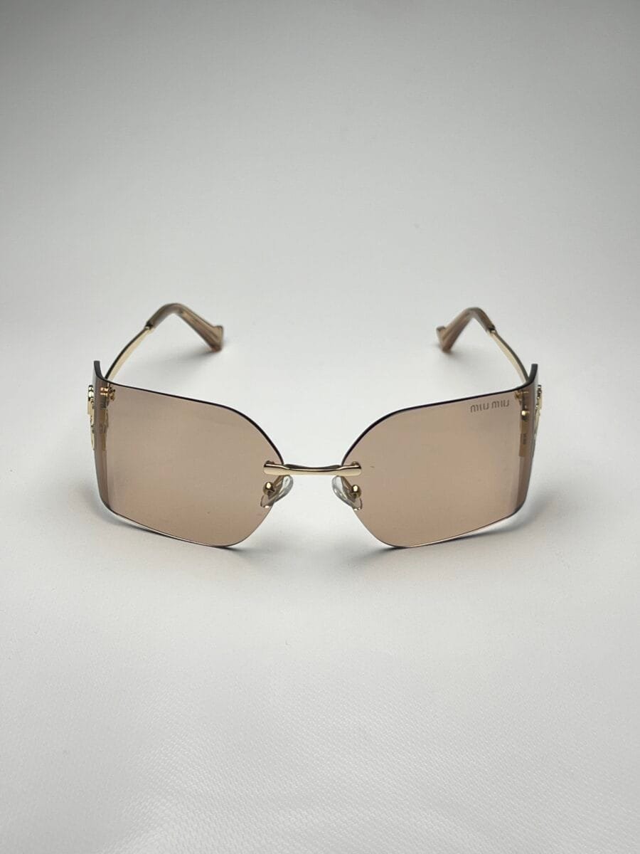 Miu-Miu Visor Dorado - Image 3