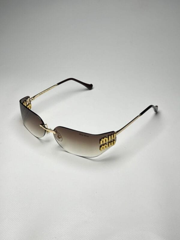 Miu-Miu Visor Cristal Cafe