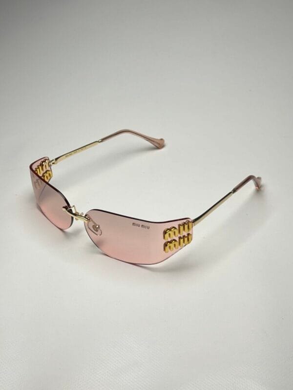 Miu-Miu Visor Cristal Rosa