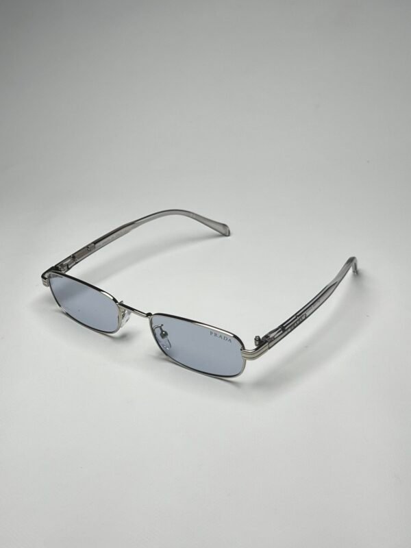 PRADA RECTANGULAR PLATA GRIS