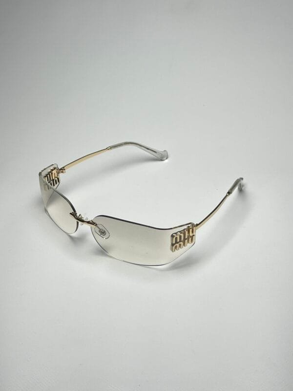 MIUMIU VISOR PLATE TRANSPARENTE