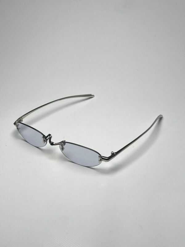 GENTLE MONSTER OVALADA PLATA HUMO TRANSPARENTE